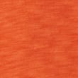Pure Cotton Crew Neck T-Shirt - orange