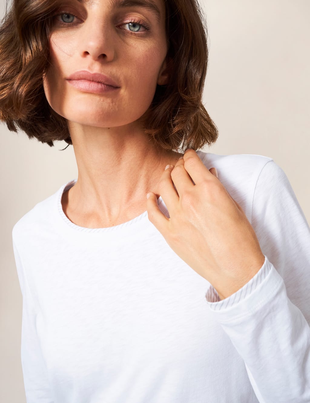 Pure Cotton Crew Neck T-Shirt image 5