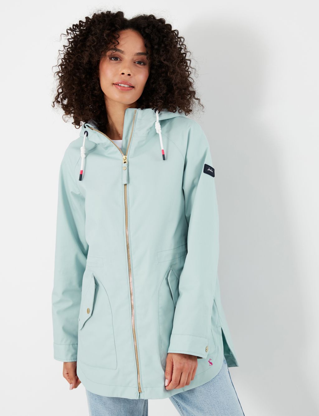 Pure Cotton Waterproof Hooded Raincoat image 1