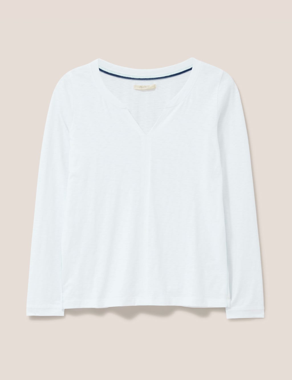 Pure Cotton V-Neck T-Shirt image 2