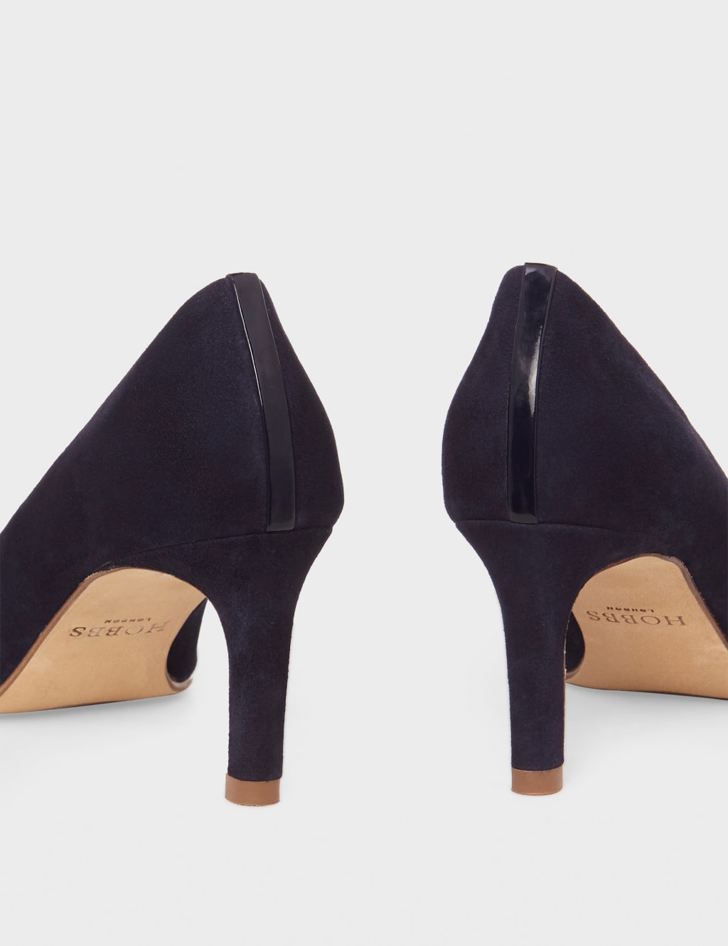 Suede Slip On Kitten Heel Court Shoes image 5