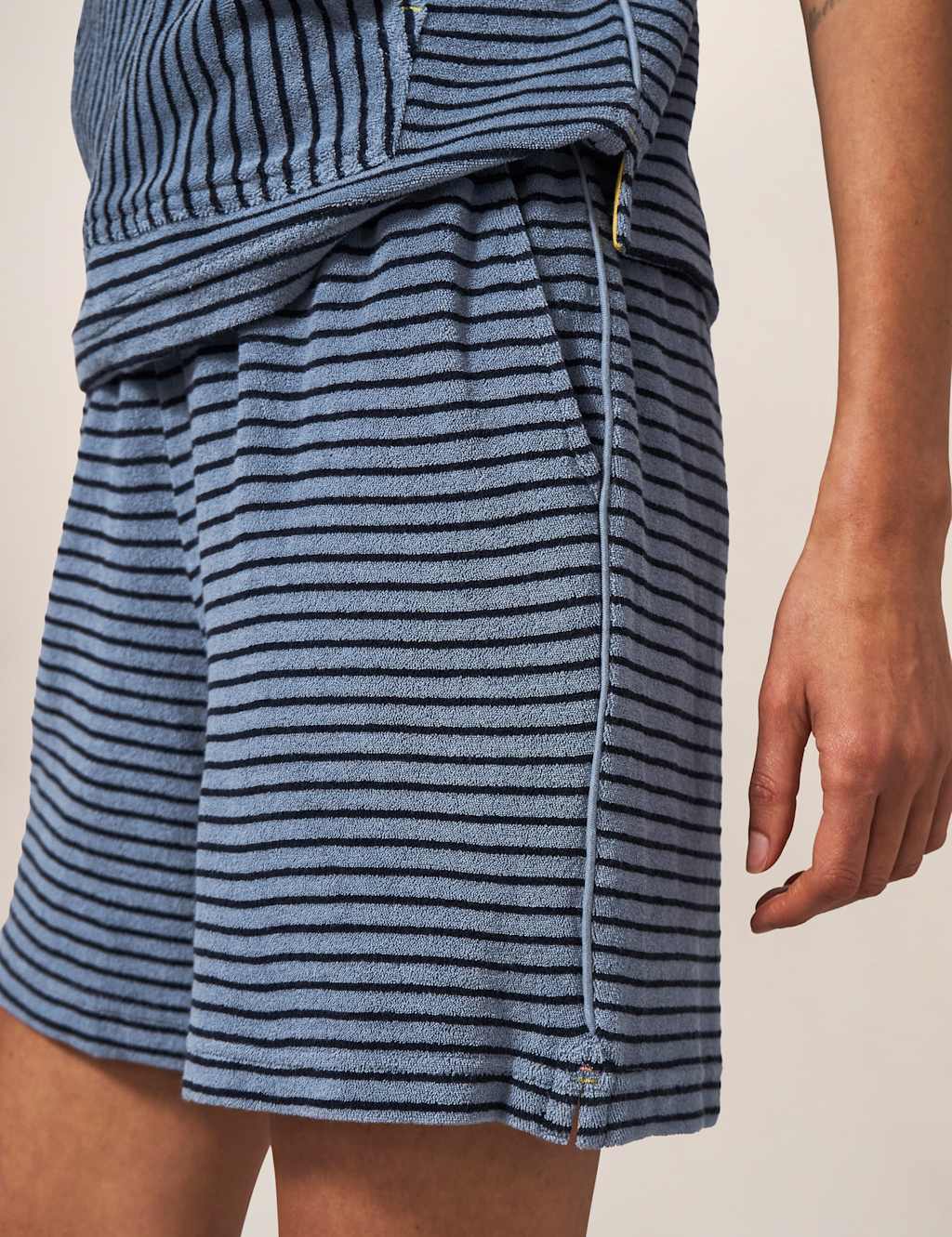 Pure Cotton Striped Shorts image 4