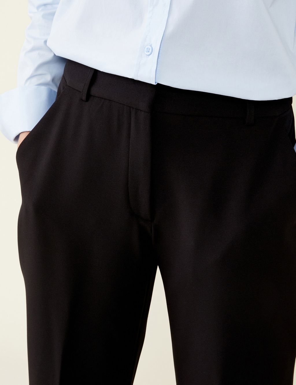 Tapered Ankle Grazer Trousers image 4