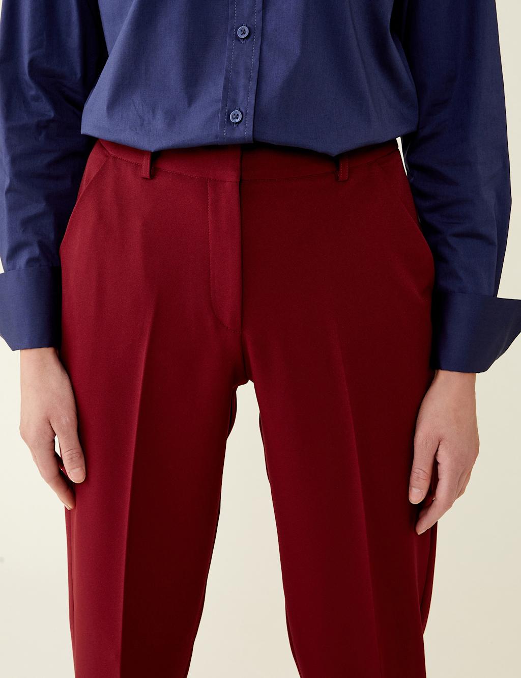 Tapered Ankle Grazer Trousers image 3