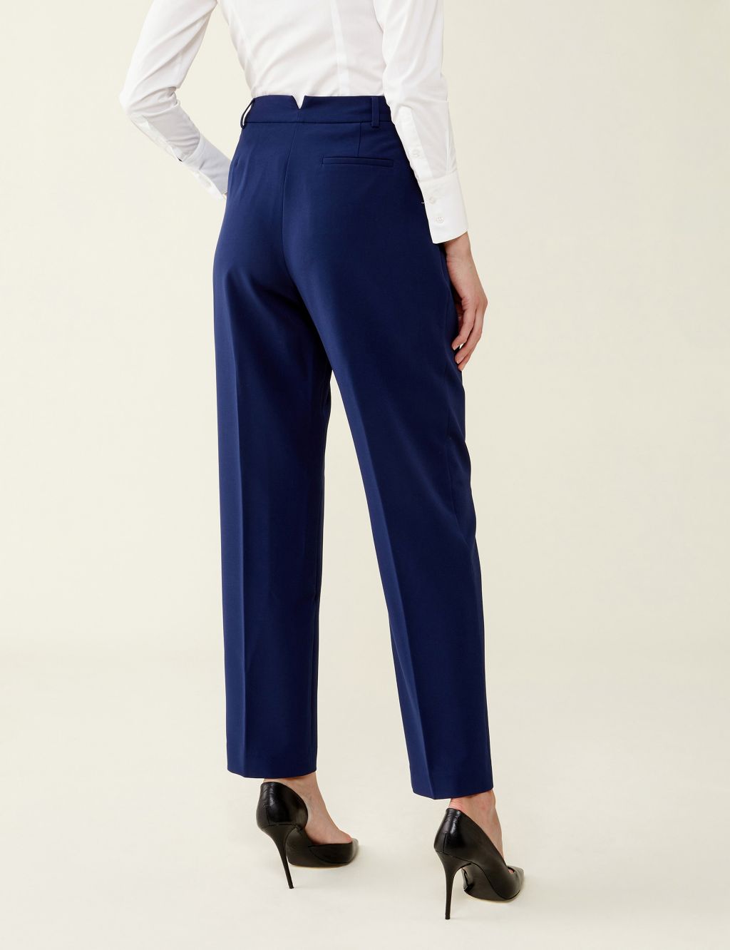 Tapered Ankle Grazer Trousers image 3