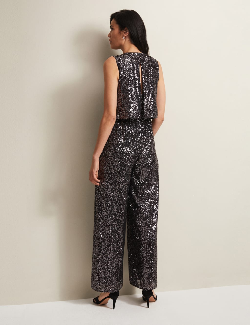 Sequin Wide Leg Jumpsuit image 3