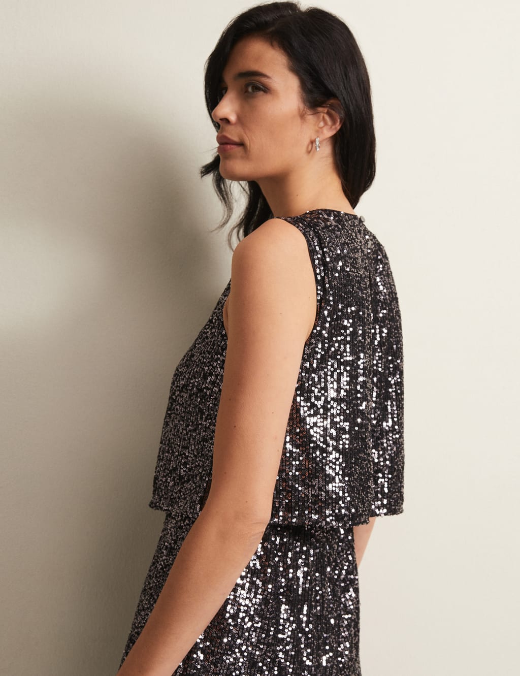 Sequin Wide Leg Jumpsuit image 7