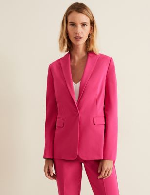 Phase Eight Womens Single Breasted Blazer - 8 - Pink, Pink
