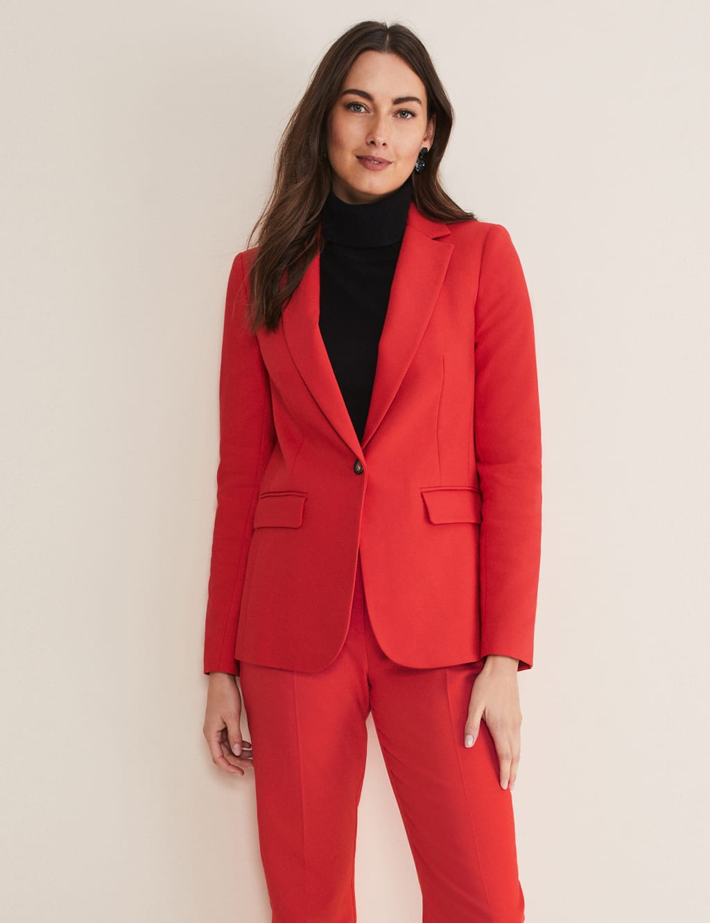 Cotton Rich Single Breasted Blazer image 2