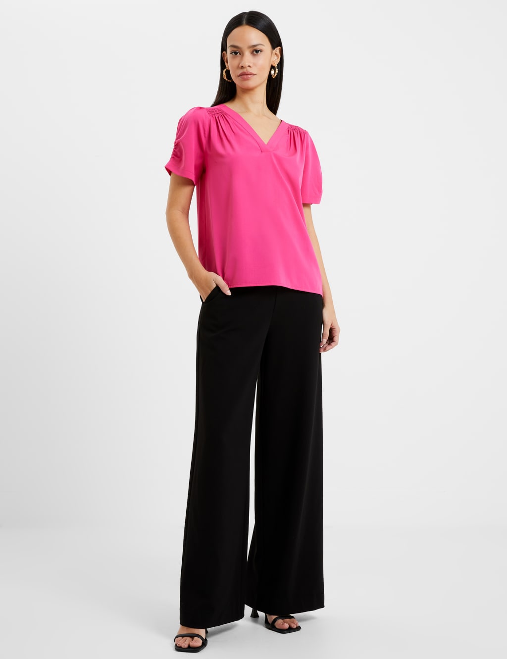 Meiling 2 Way Short Sleeve Blouse main image 1