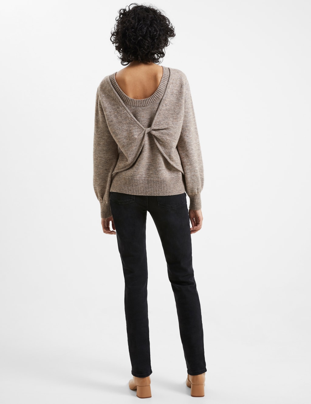 Round Neck Twist Detail Jumper image 4