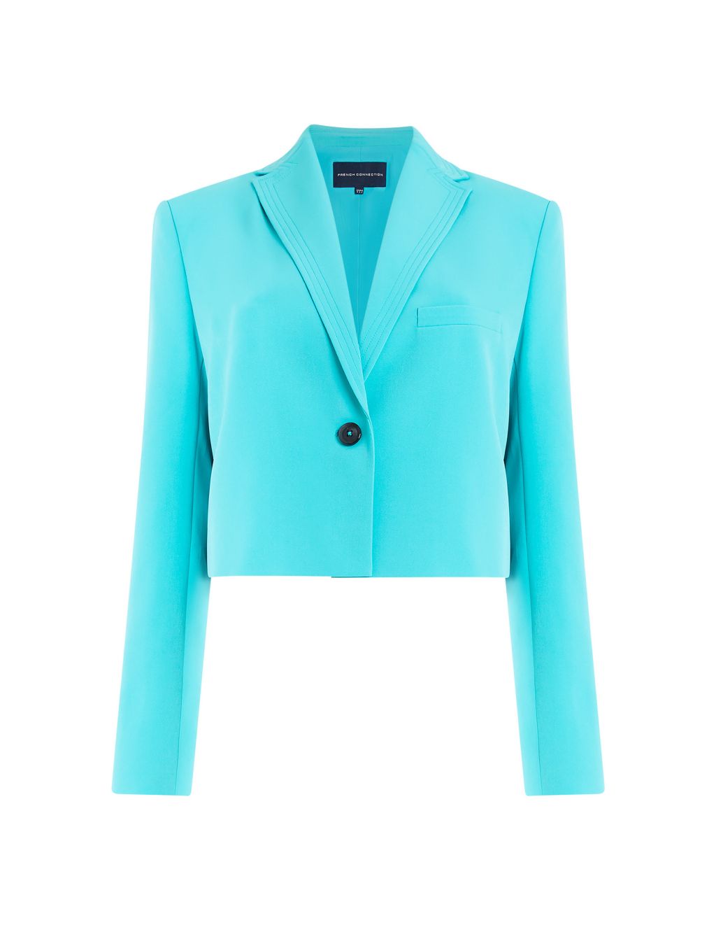 Crepe Tailored Cropped Blazer image 2