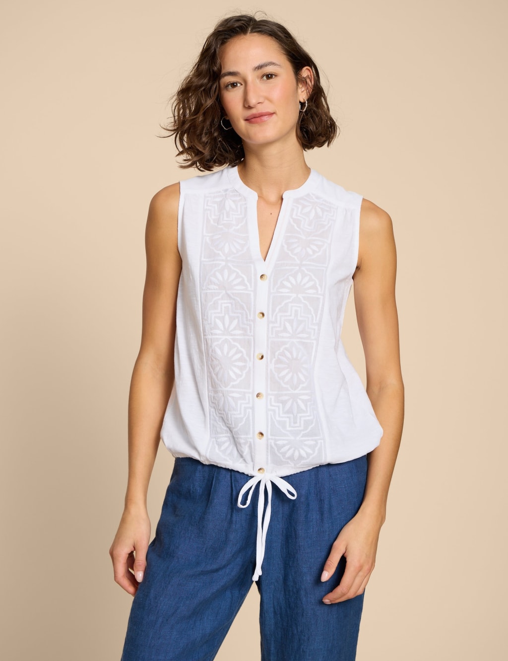 Sleeveless tops online new arrivals