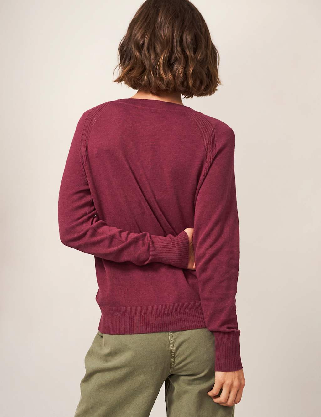 Pure Cotton Crew Neck Cardigan image 2