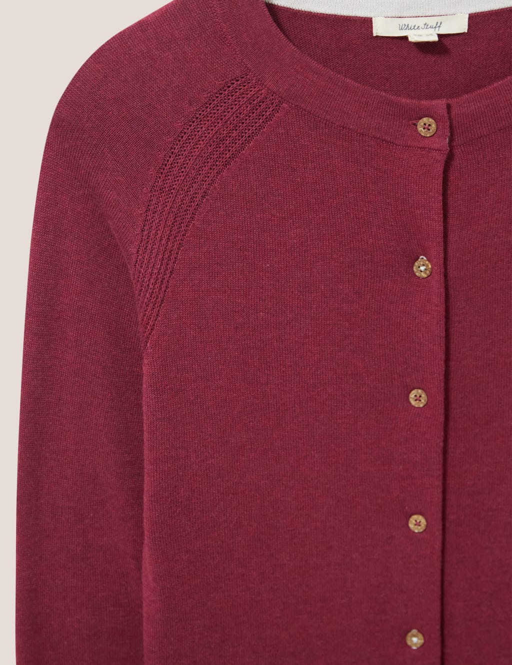 Pure Cotton Crew Neck Cardigan image 5