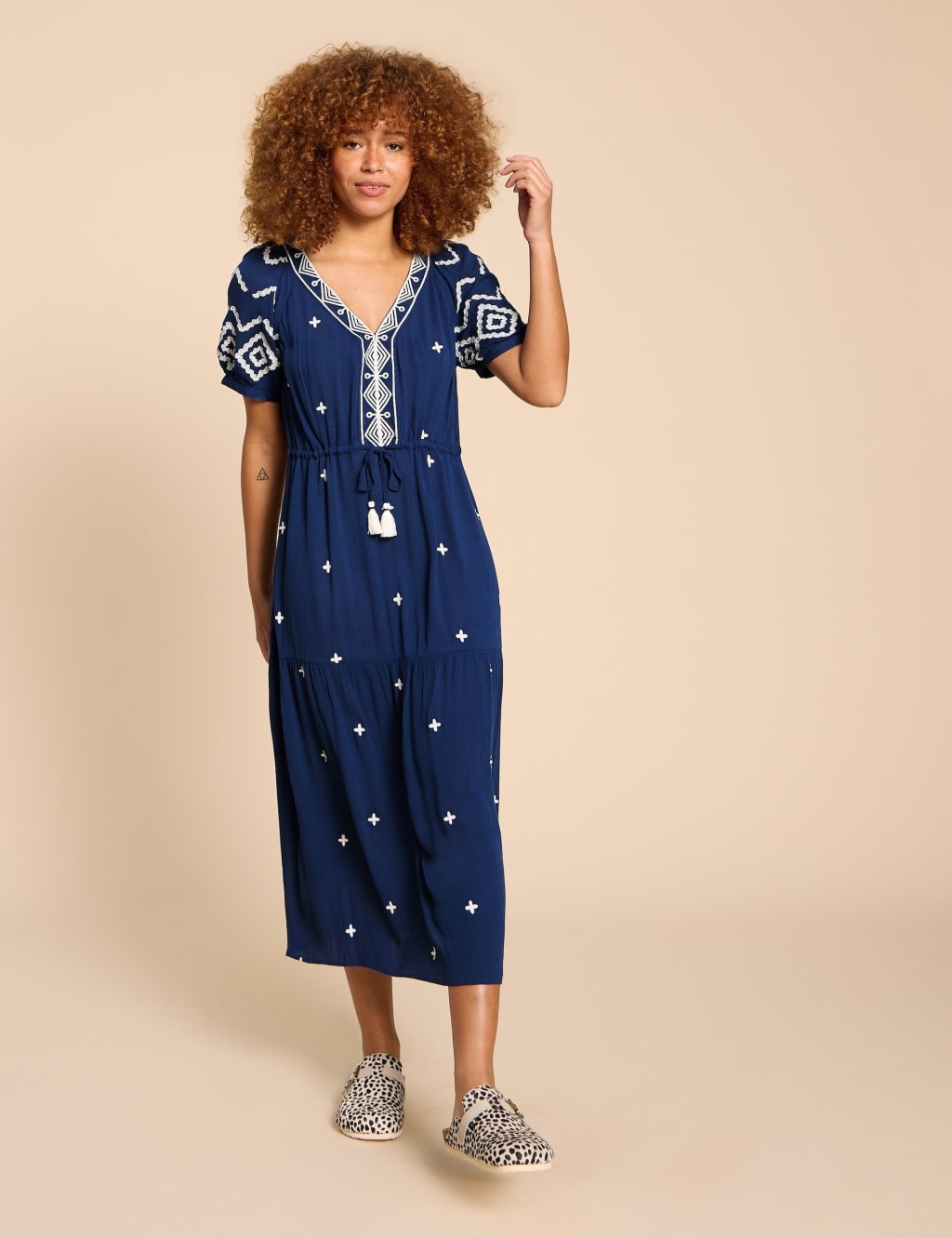White Stuff Blue Dresses M S