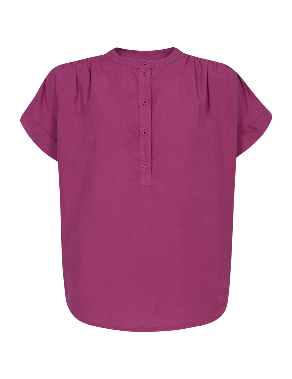 Lyocell Rich Stand Collar Blouse image 2
