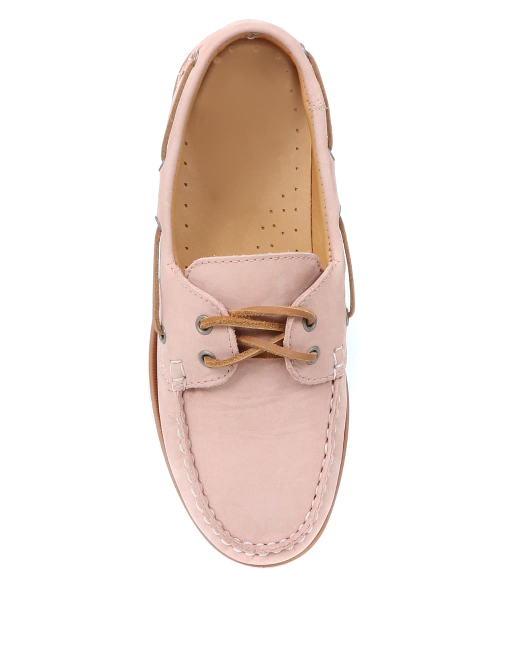Leather Lace Up Slip On Boat Shoes image 4