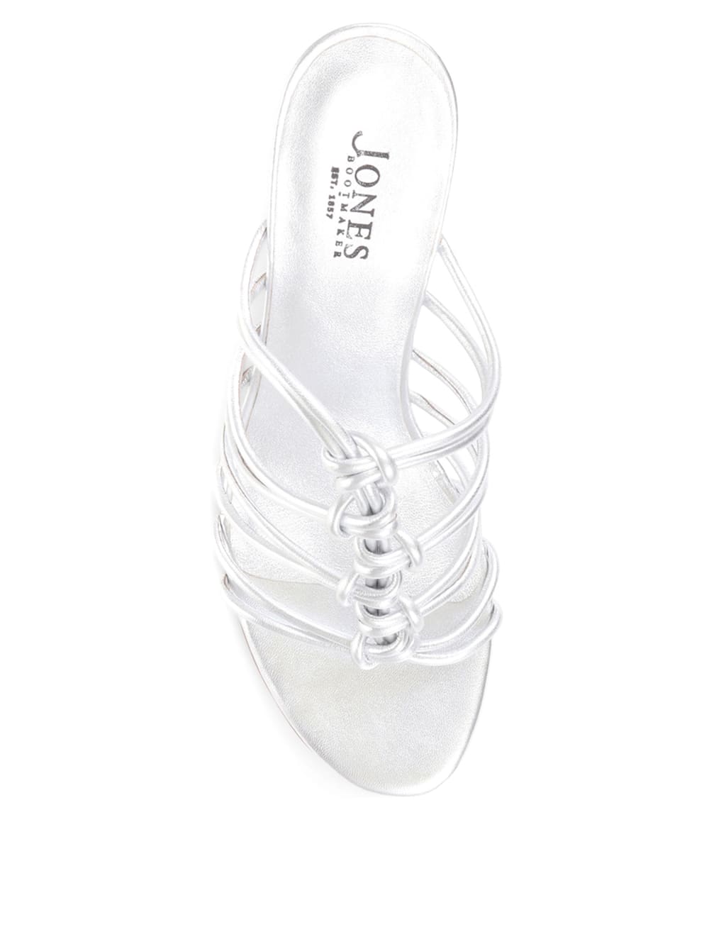 Leather Metallic Wedge Sandals image 5