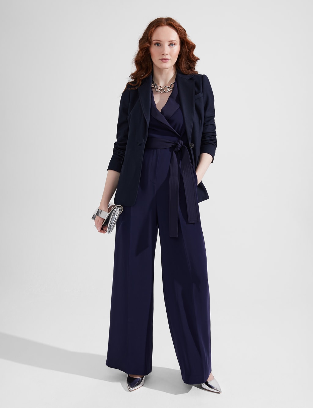Belted Sleeveless Jumpsuit image 5