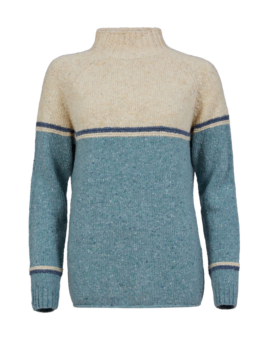 Pure Lambswool Colour Block Jumper image 2