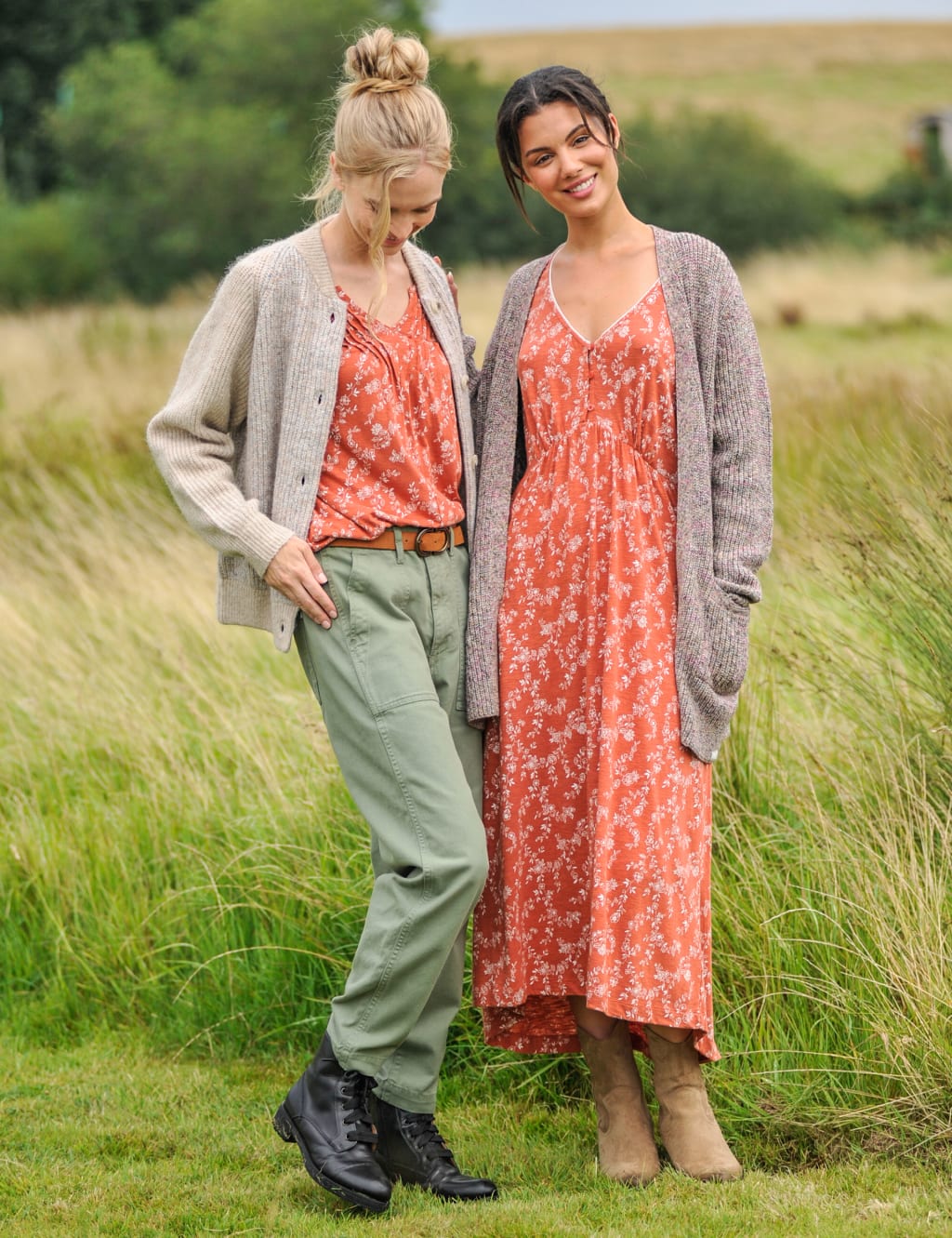 M and s orange dress deals