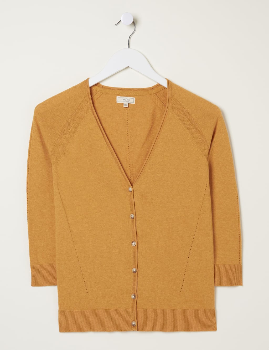 Pure Cotton V-Neck Button Front Cardigan image 2