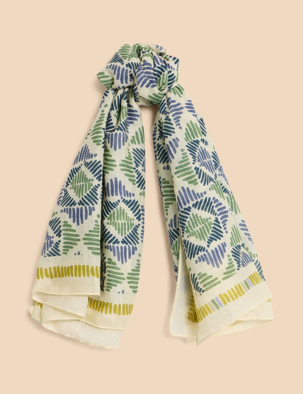 Woven Printed Square Scarf