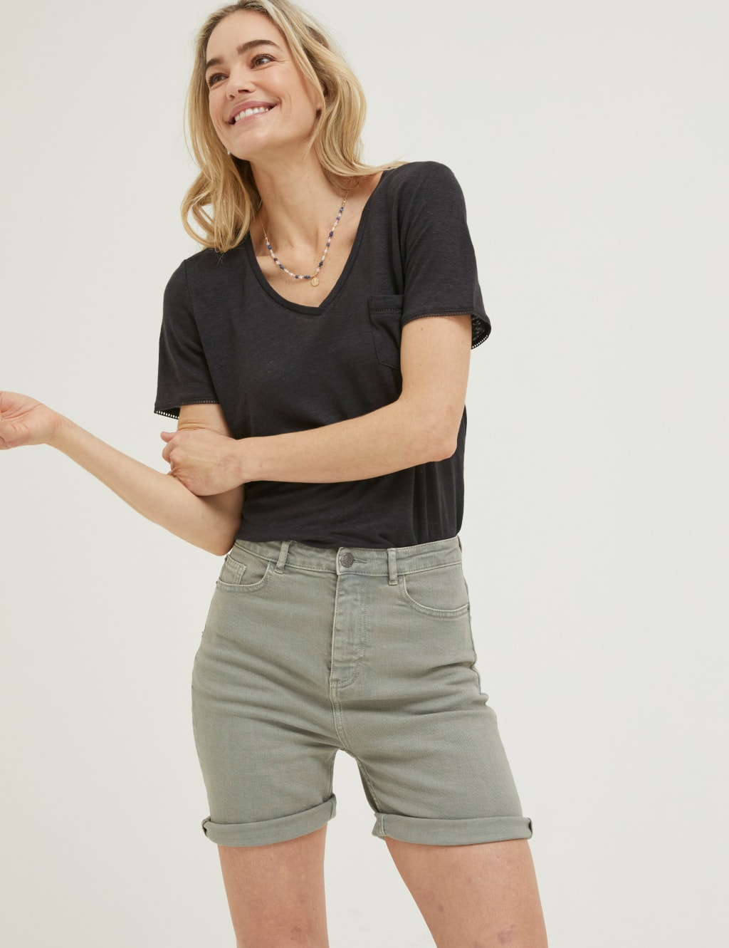 Denim Shorts image 1