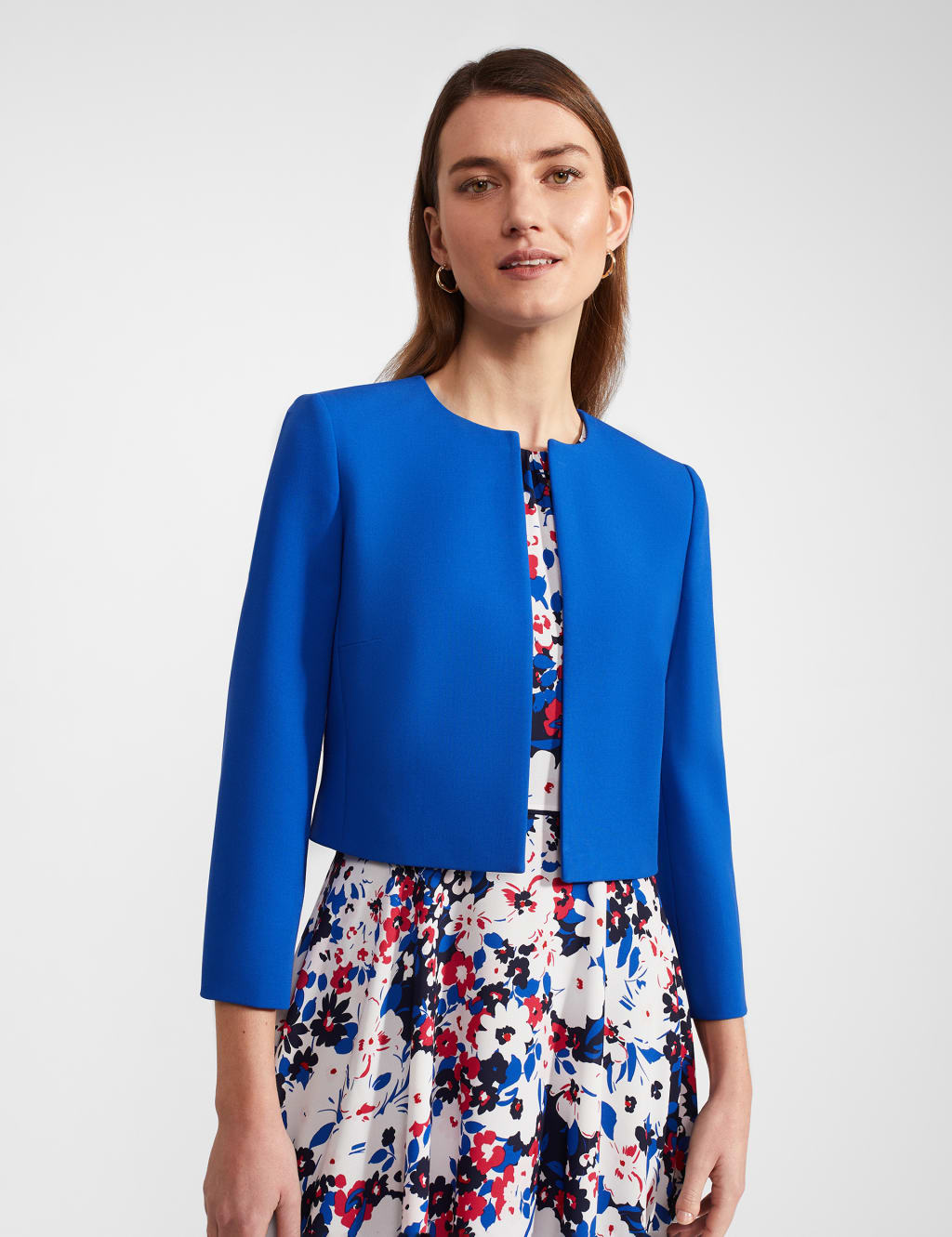 Hobbs cropped jacket hotsell