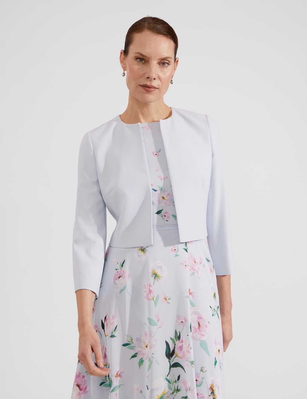 Hobbs blue dress sale outlet