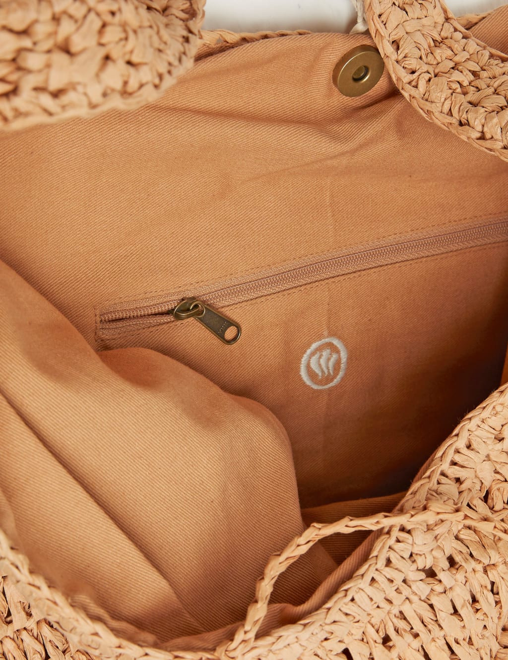 Straw Woven Tote Bag image 3