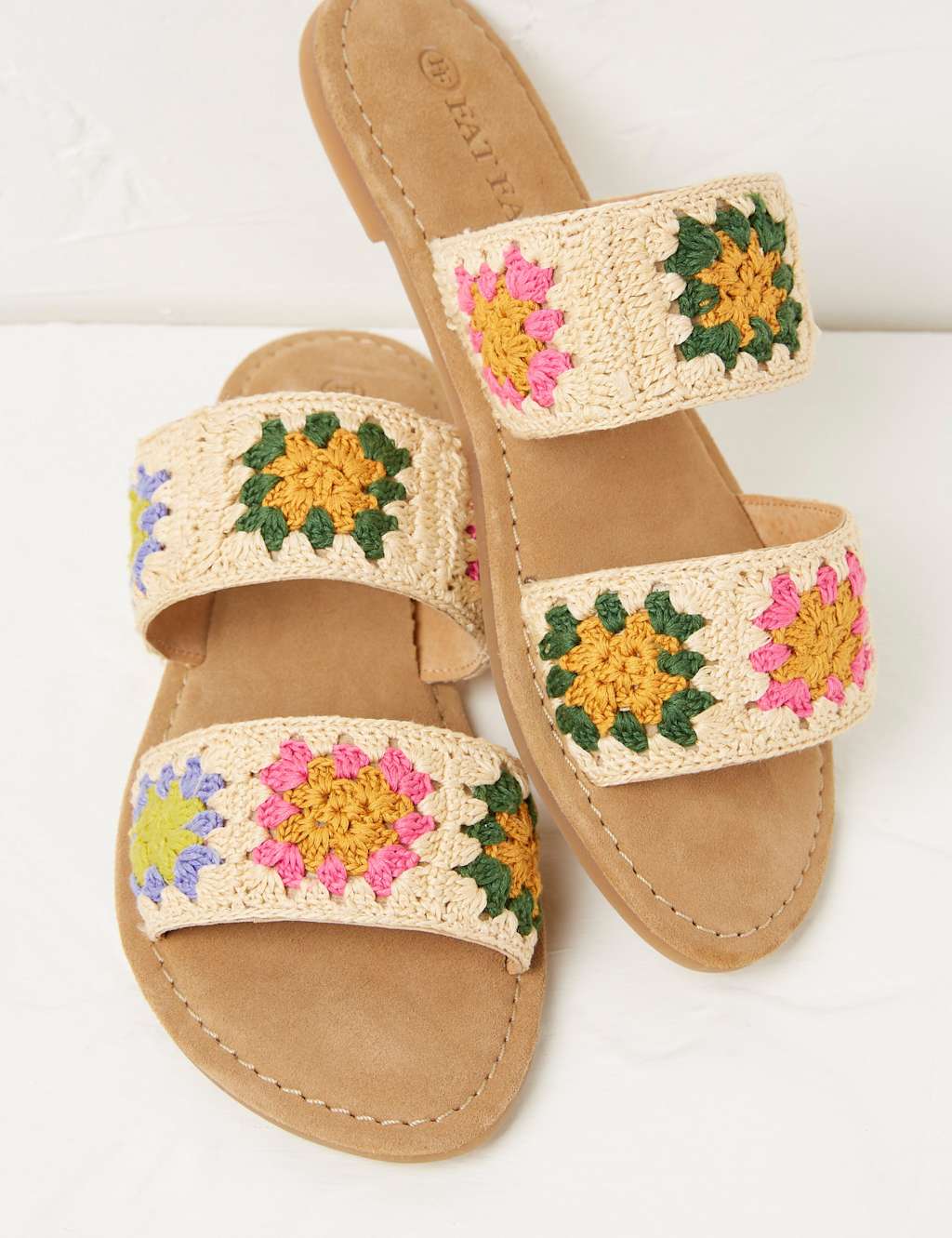 Canvas Woven Flat Sliders image 2