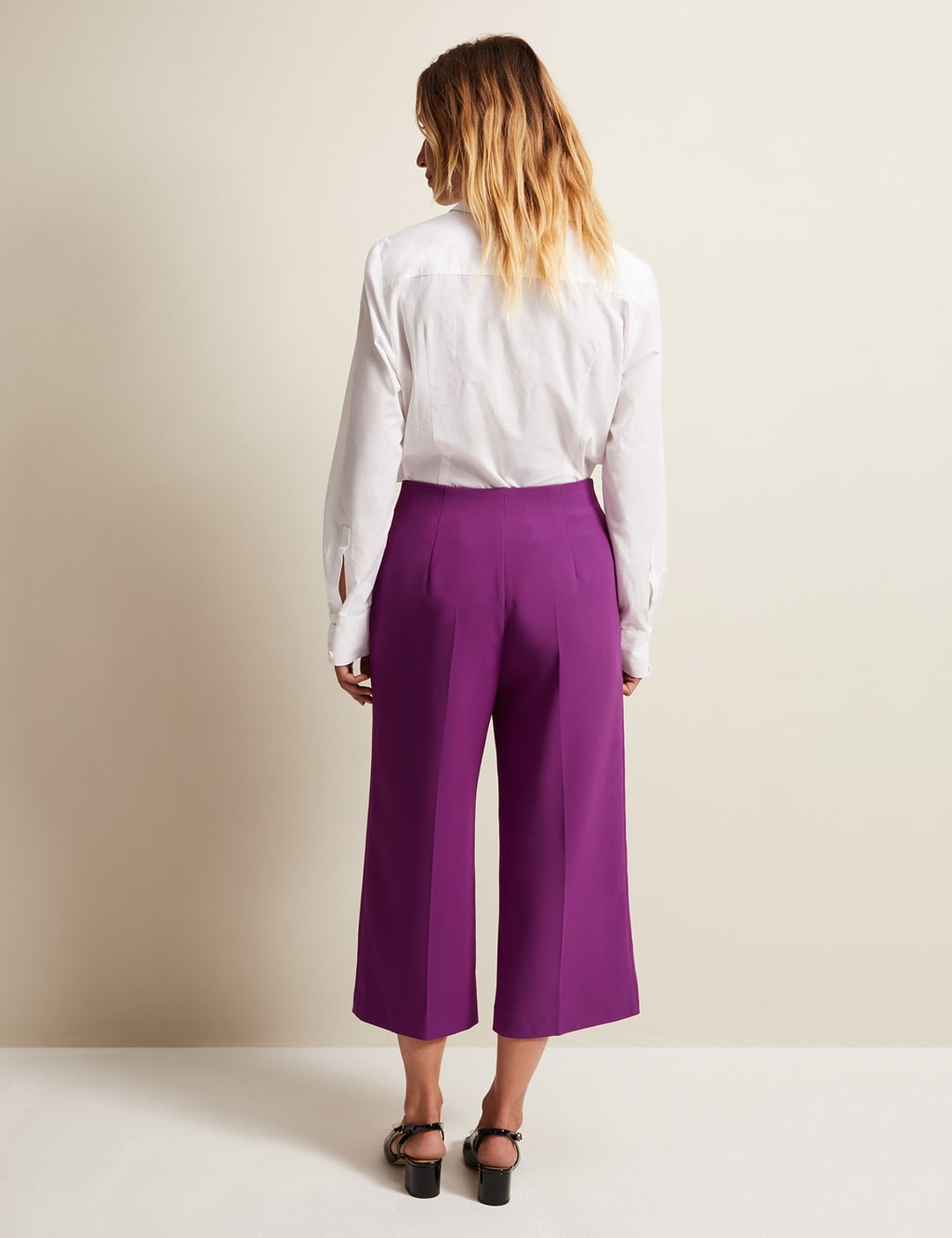 Crepe Wide Leg Culottes image 4