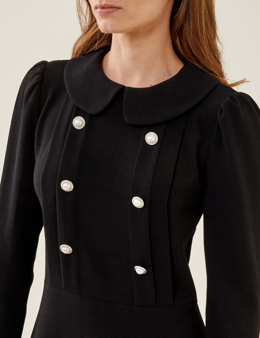 Collared Button Detail Midi Tea Dress image 3