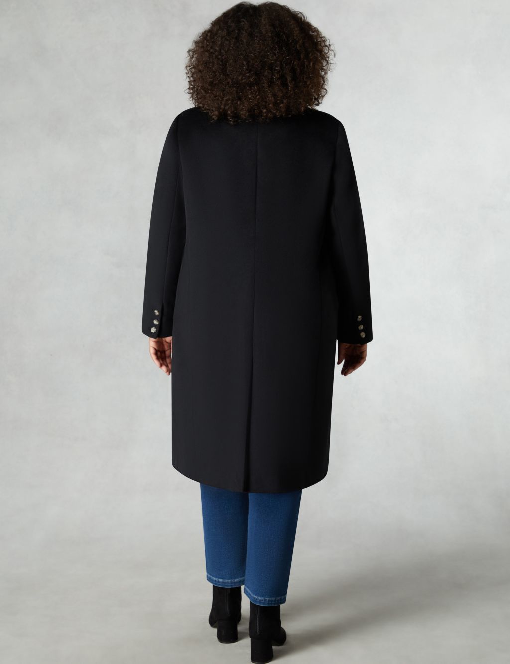 Wool Blend Longline Tailored Coat image 4