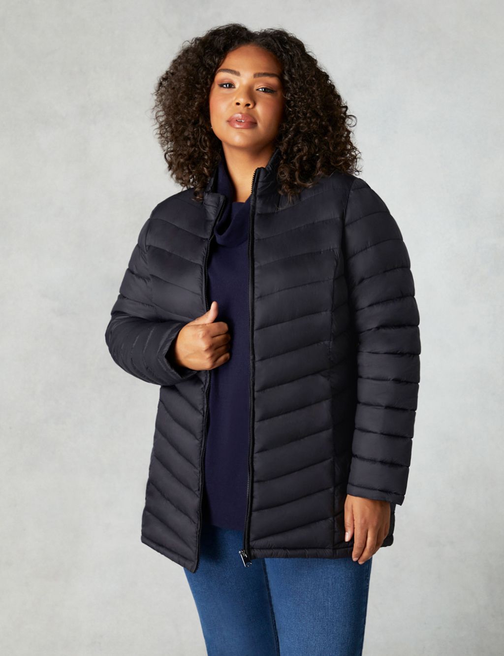 Packaway Quilted Puffer Jacket