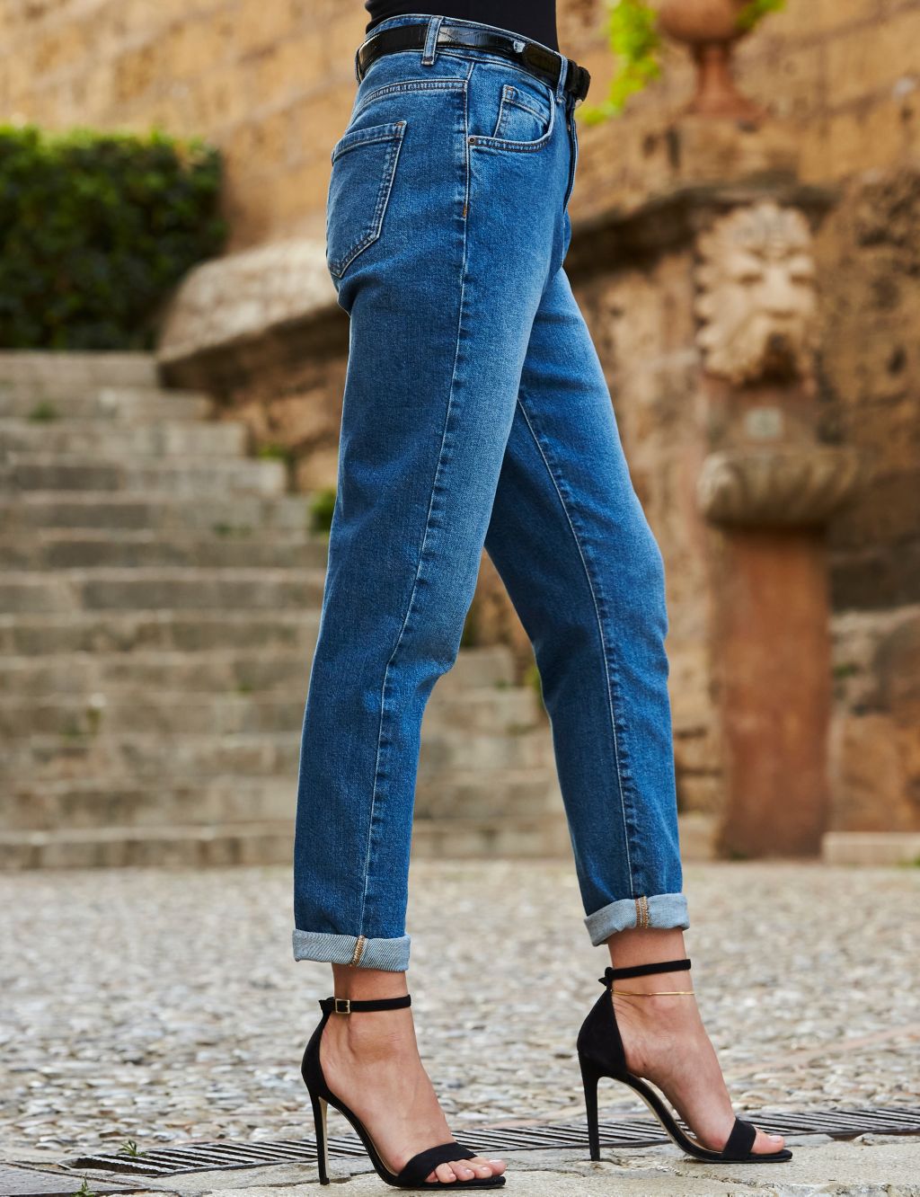 High Waisted Slim Jeans image 3