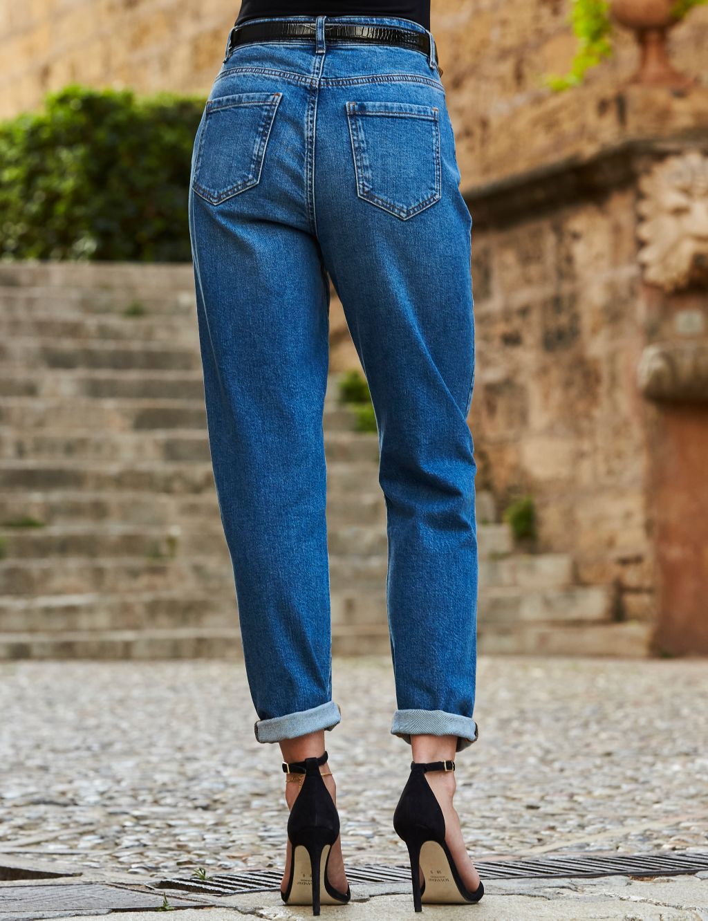 High Waisted Slim Jeans image 5