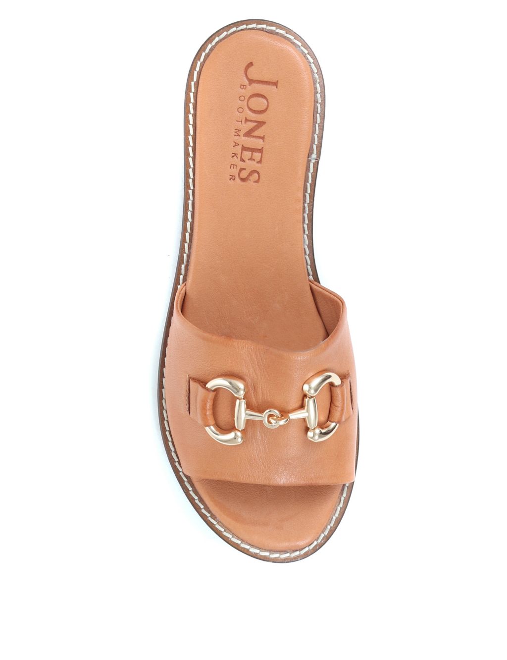 Leather Ring Detail Flat Mules image 6
