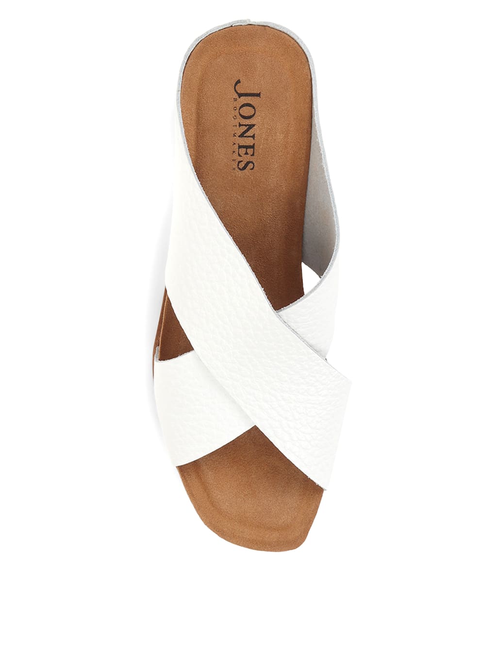 Leather Crossover Platform Mules image 6