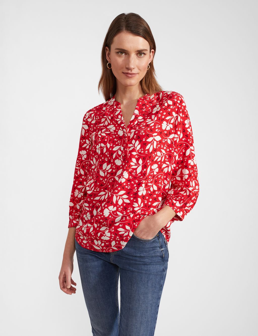 Women's Red Shirts & Blouses