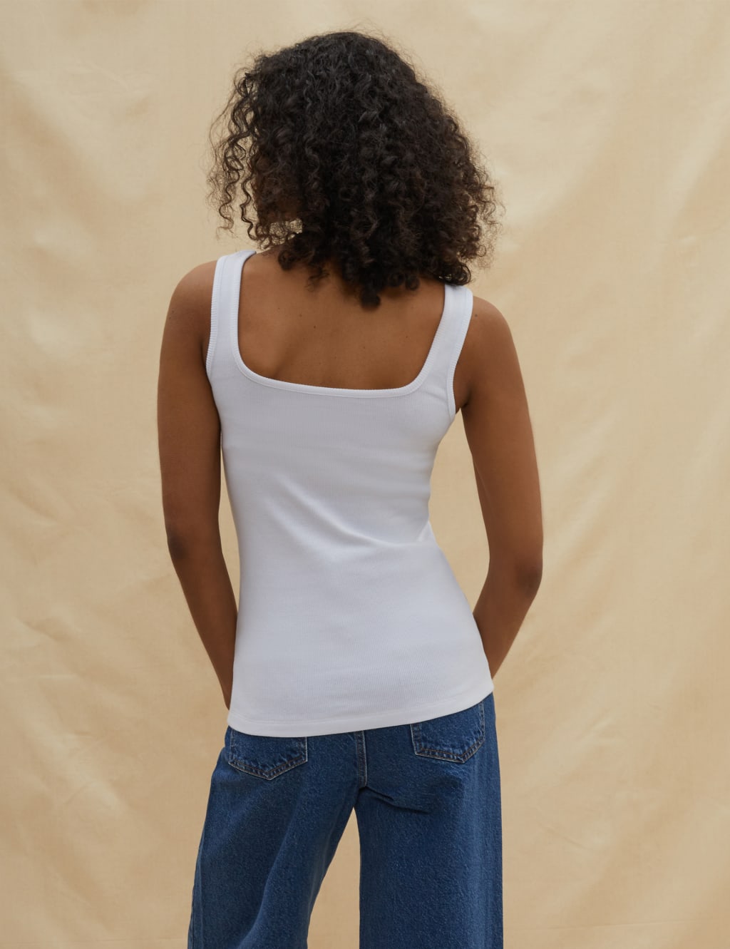 Cotton Rich Ribbed Vest image 3