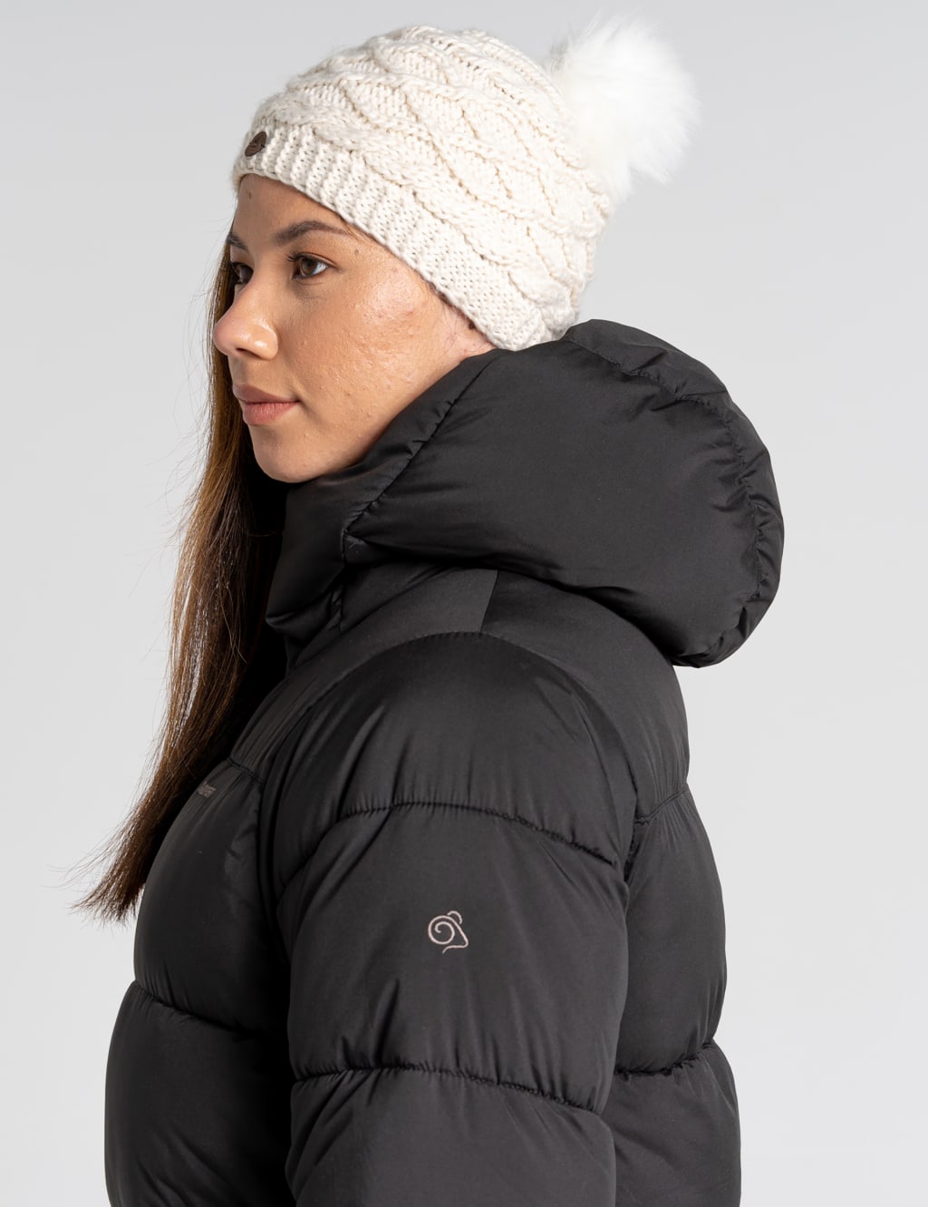 Hooded Padded Longline Puffer Jacket image 8