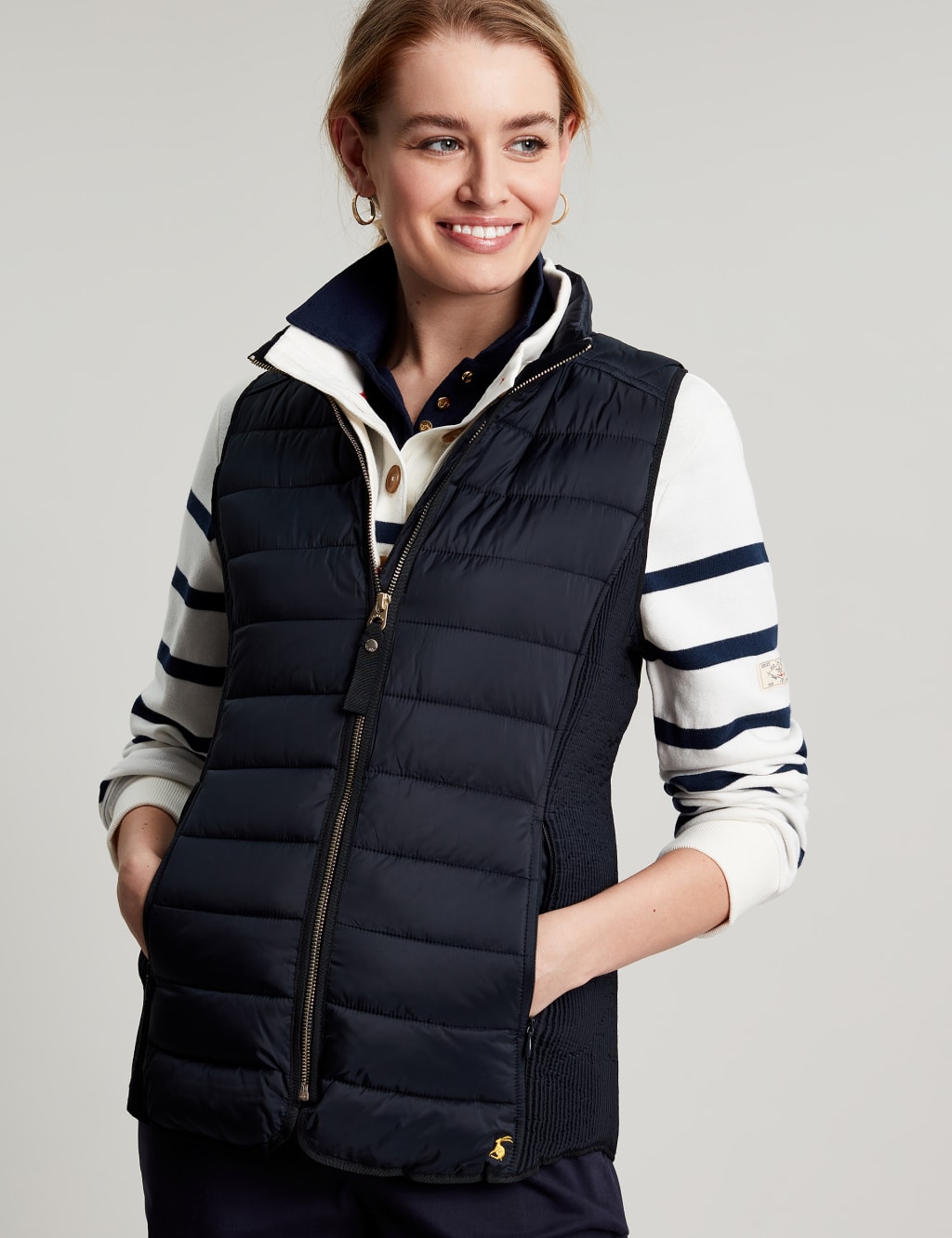 Padded Funnel Neck Gilet image 2