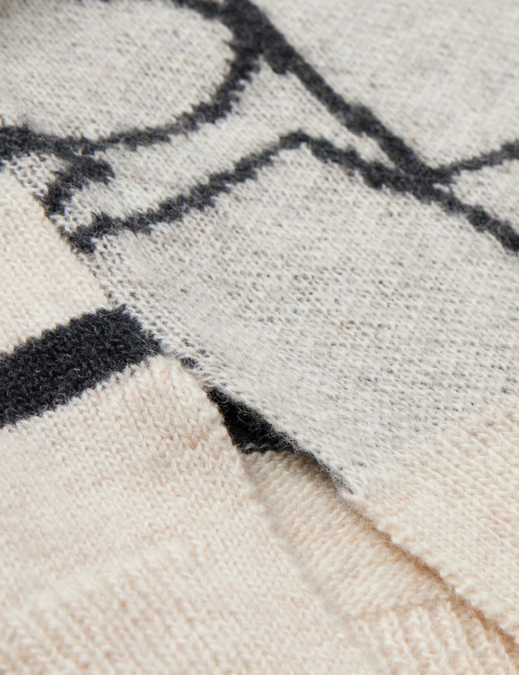 Wool Rich Striped Heart Cardigan image 6