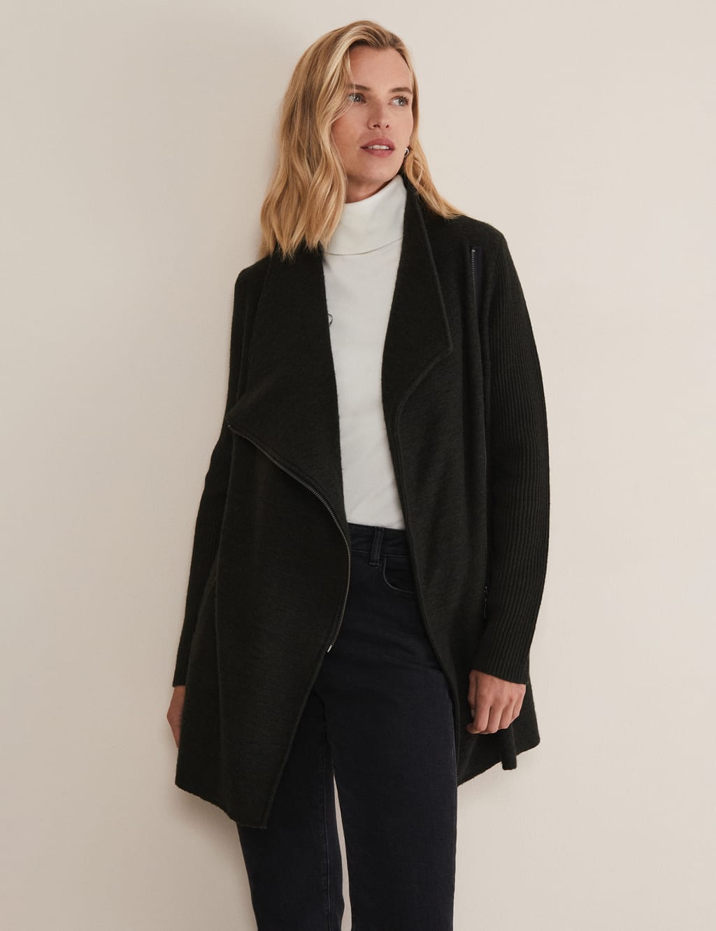Wool Blend Wrap Coat image 5