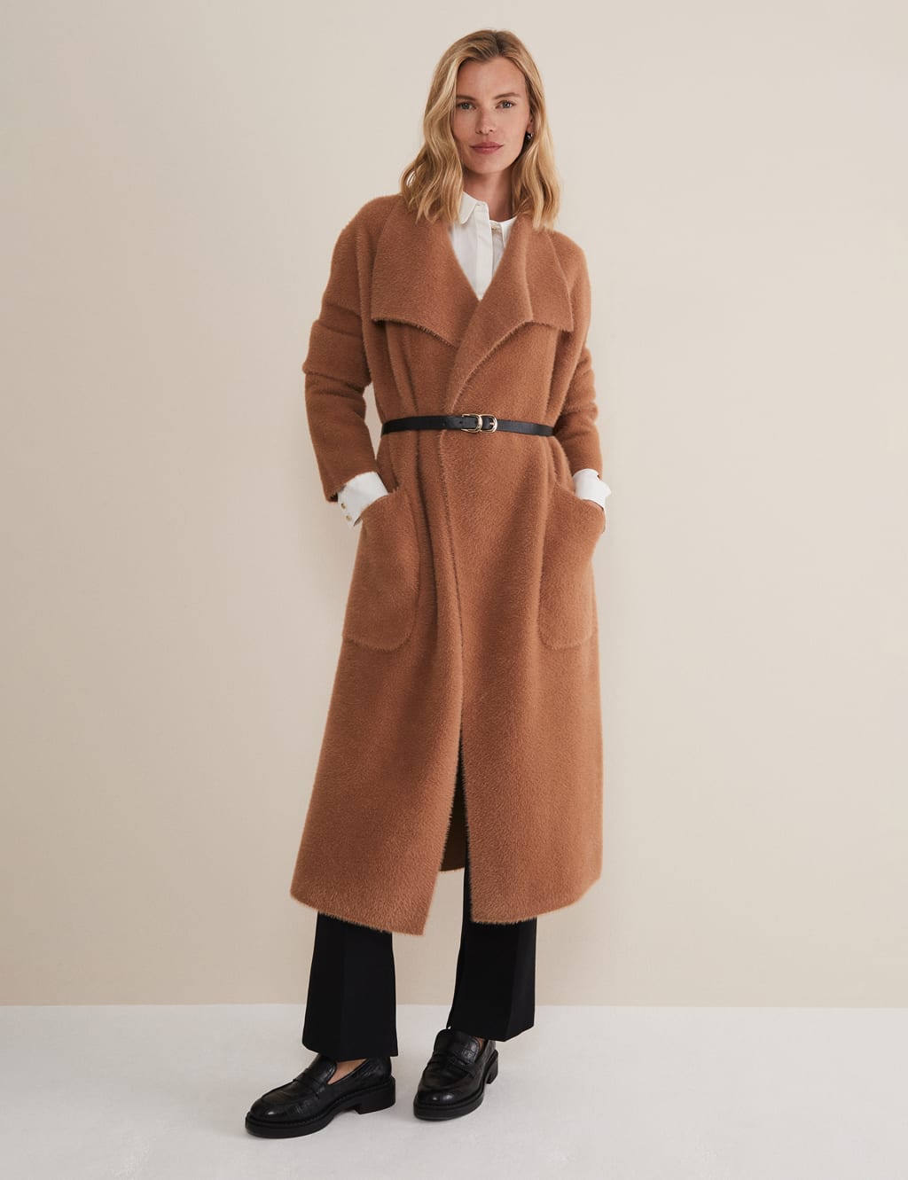 Long wrap jacket outlet