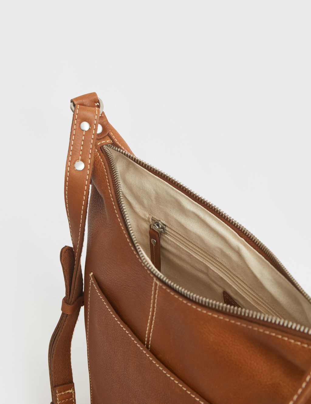 Leather Cross Body Bag image 3