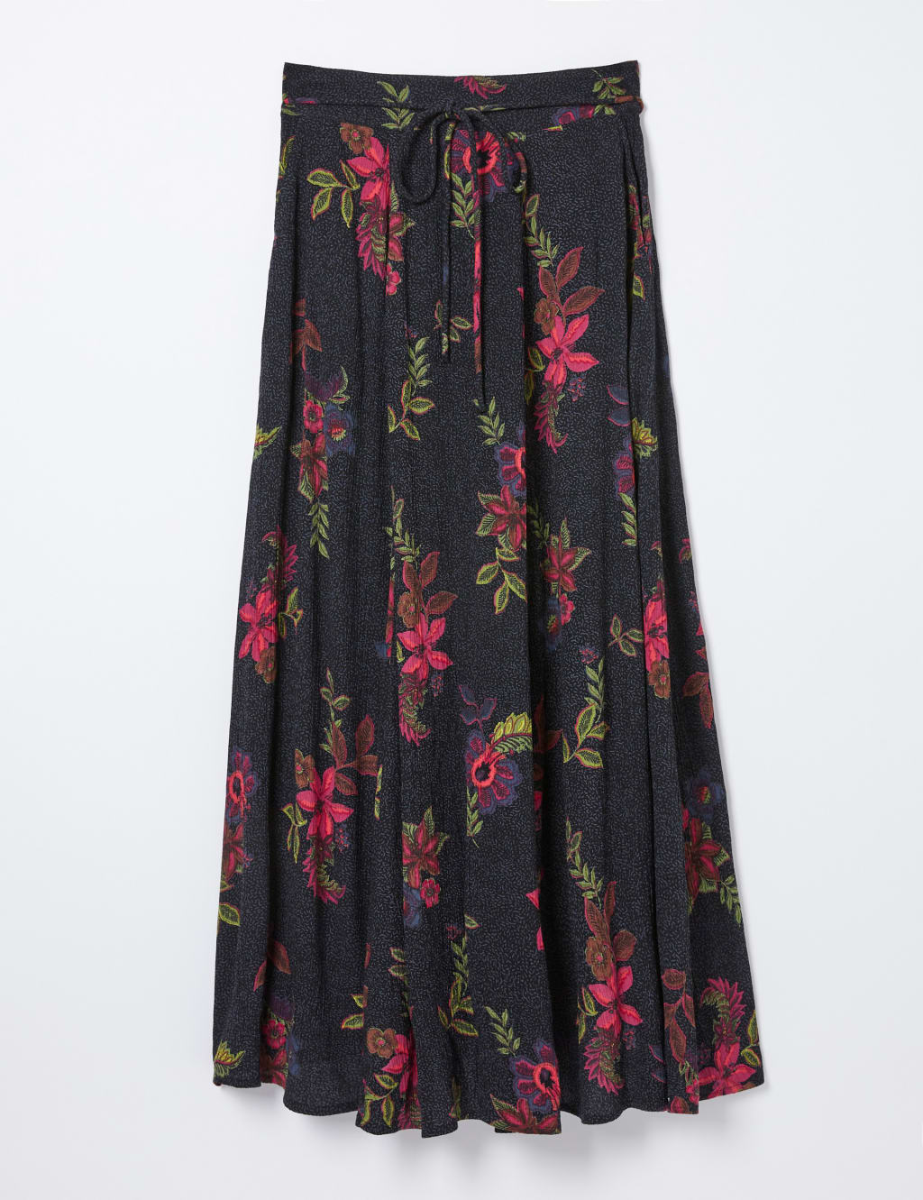 Floral Midi A-Line Skirt image 2
